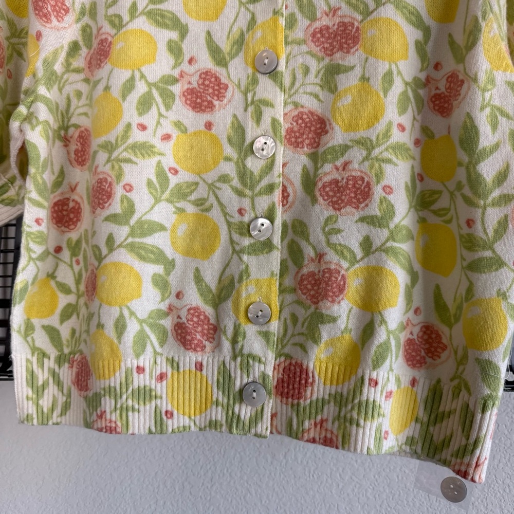 Free people isla printed cardigan lemon - Picture 3 of 8